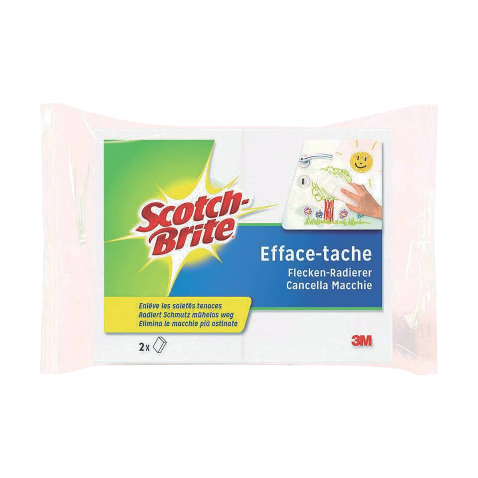 Gomma cancella macchie Scotch-Brite® multi superficie bianca conf. 2 pz. - EE2