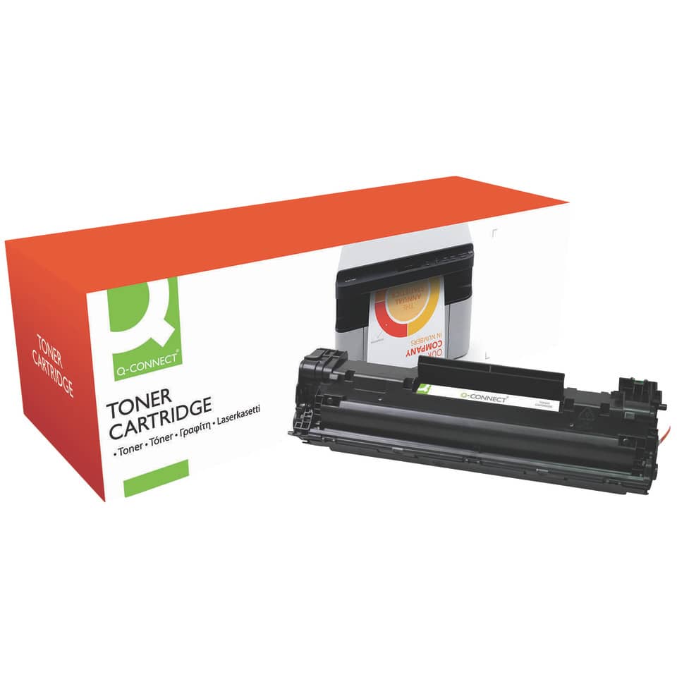 Toner Q-Connect compatibile con HP CF283A - nero K15727QC