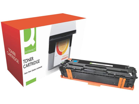 Toner Q-Connect compatibile con HP CE321A - ciano KF15154