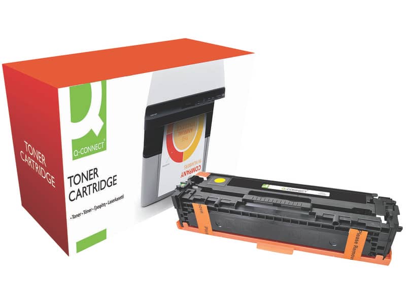 Toner Q-Connect compatibile con HP CE322A - giallo KF15156