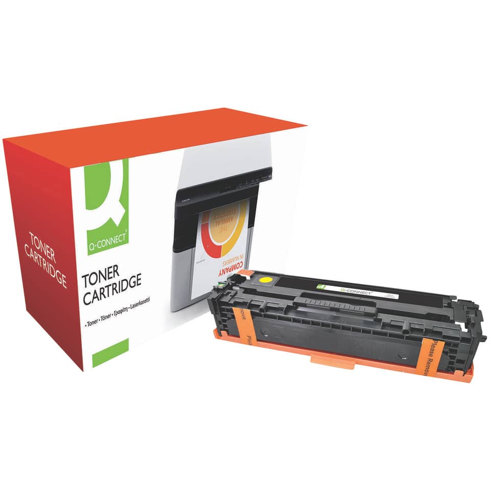 Toner Q-Connect compatibile con HP CE322A - giallo KF15156