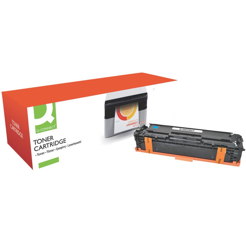 Toner Q-Connect compatibile con HP CF211A - ciano KF16490