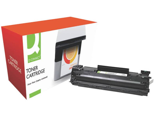 Toner Q-Connect compatibile con HP CB435A - nero KF10816