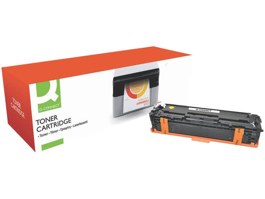 Toner Q-Connect compatibile con HP CF212A - giallo KF16492