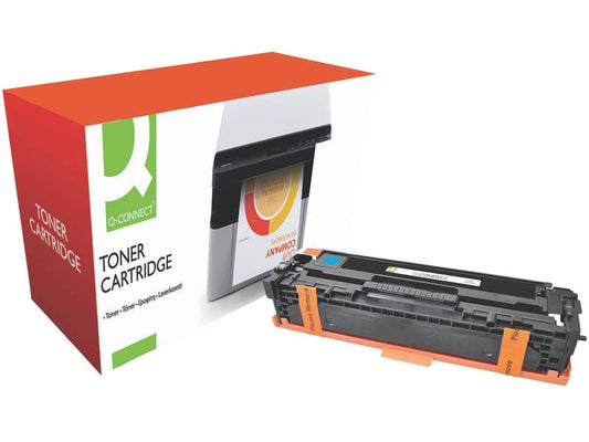 Toner Q-Connect compatibile con HP CB541A - ciano KF10822