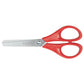Forbici per découpage Q-Connect acciaio punta rotonda colori assortiti rosso e blu 13 cm - KF15295