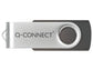 Chiavetta USB Q-Connect High Speed 2.0 nero 32 GB con cappuccio di protezione KF76970