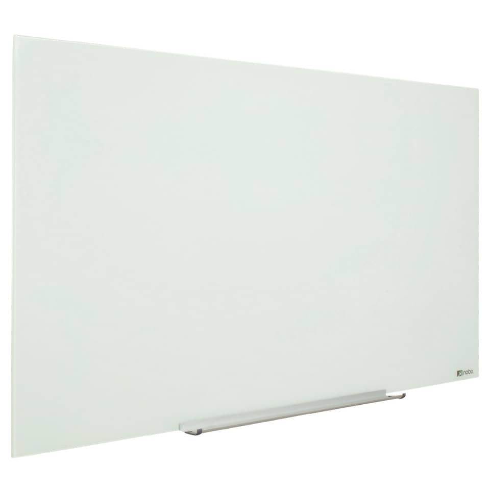 Lavagna bianca magnetica in vetro Nobo Diamond cancellabile 126,4x71,1 cm 1905177