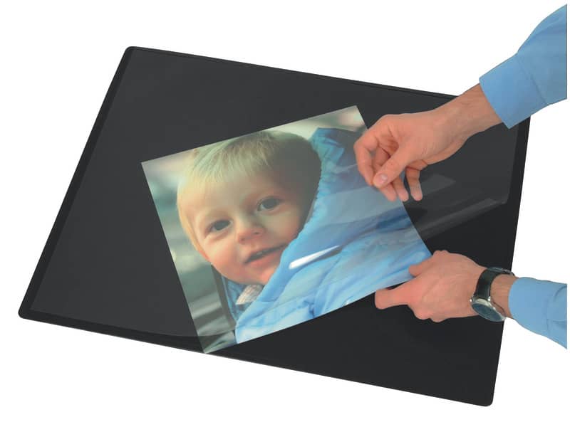 Sottomano con copertina Q-Connect 63x50 cm nero KF26806