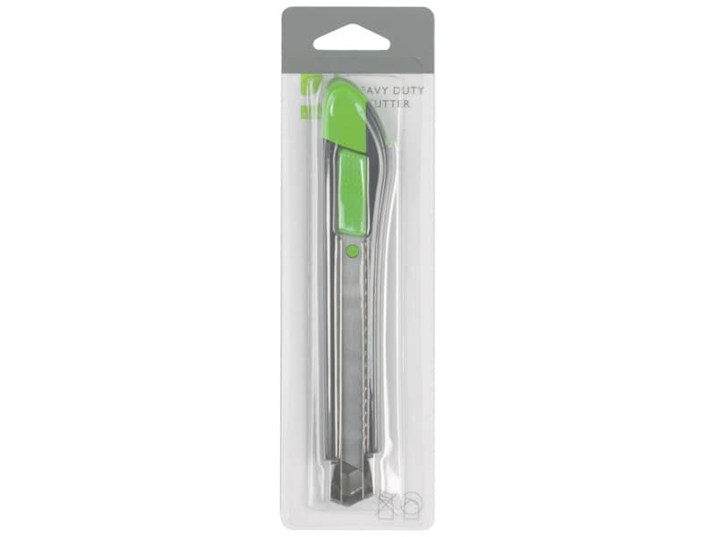Cutter in metallo con guida Q-Connect 18 mm KF10634