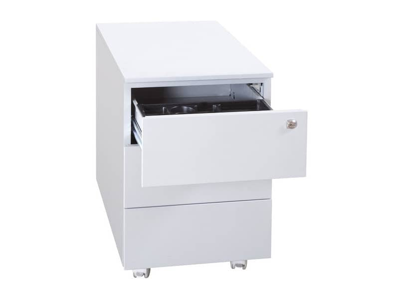 Cassettiera per cartelle sospese KUBO 3 cassetti su ruote 40x59x54 cm grigio 3903 G