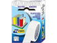 Nastro adesivo in tela Tes 702 SYROM formato 19 mm x 2,7 m - materiale tela plastificata bianco - 7571
