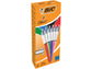 Penna a sfera a scatto BIC 4 Colours Shine fusti assortiti - M 1 mm assortiti 964775