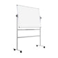 Lavagne cancellabili Bi-office Revolver - magnetica doppia girevole bianca - 150x120 cm bianco - QR0403