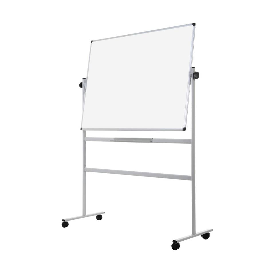 Lavagne cancellabili Bi-office Revolver - magnetica doppia girevole bianca - 150x120 cm bianco - QR0403