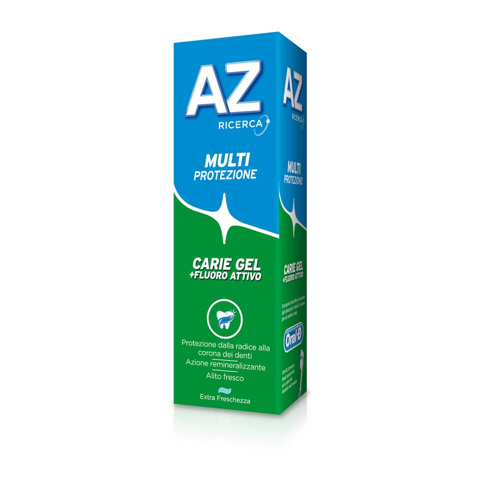 Dentifricio AZ Multiprotezione carie gel tubetto da 75 ml PG022