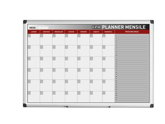 Planning Bi-office mensile magnetico 90x60 cm bianco GA03267170