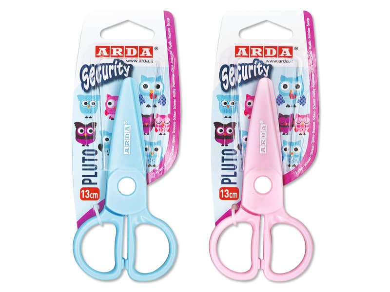 Forbice ARDA Pluto ABS/acciaio INOX assortiti punte arrotondate 13 cm FA1201