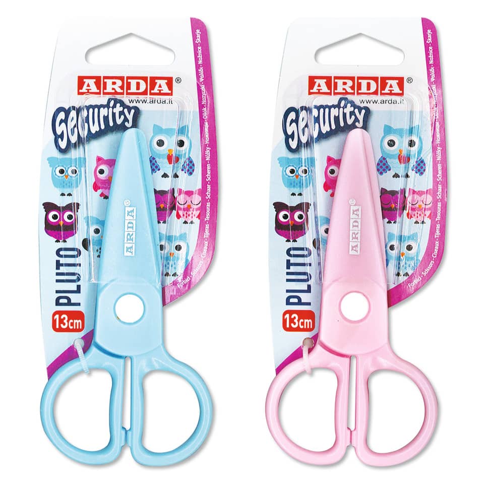 Forbice ARDA Pluto ABS/acciaio INOX assortiti punte arrotondate 13 cm FA1201