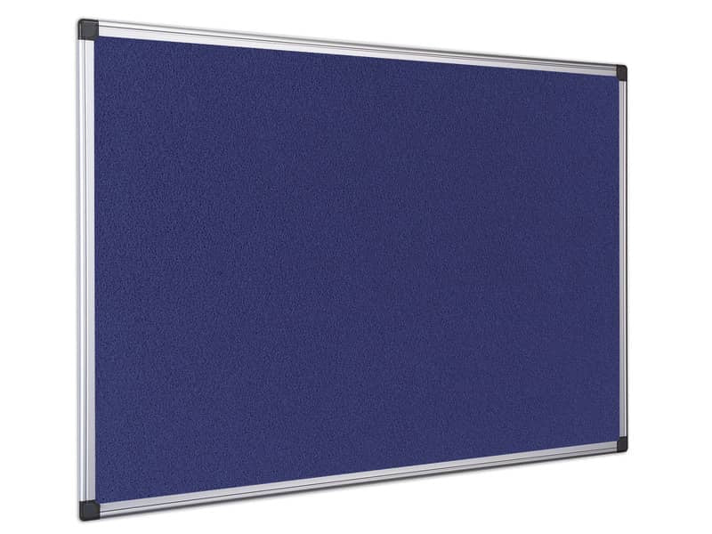 Bacheche Bi-office Maya feltro blu 90x60 cm FA0343170-999