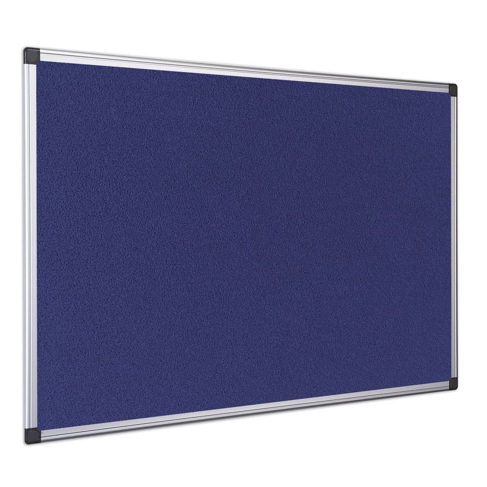 Bacheche Bi-office Maya feltro blu 90x60 cm FA0343170-999