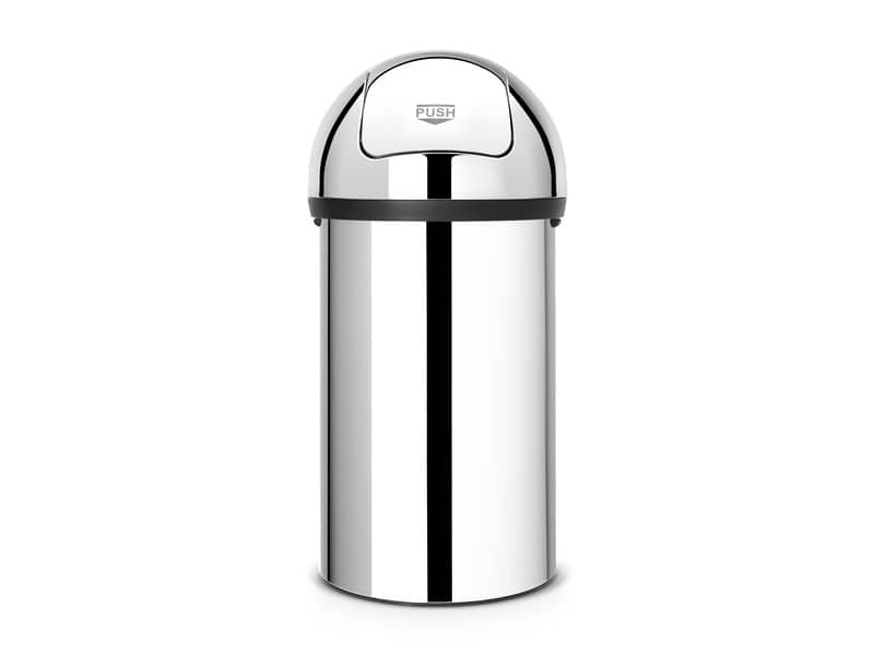 Pattumiera Brabantia Push Bin 60L 40x40x81 cm Inox Lucido 402623