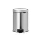 Pattumiera a pedale Brabantia Pedal Bin New Icon 20,5x26,5x29 cm Inox Satinato 5 litri - 112645