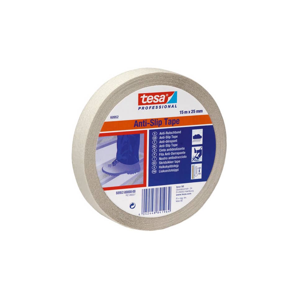 Nastri antisdrucciolo tesa Anti Slip Professional 25 mm x 15 m trasparente 60952-00000-00