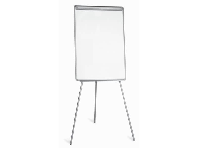 Lavagna magnetica a fogli mobili con treppiede Q-Connect 70x100 cm plastica grigio - KF04166