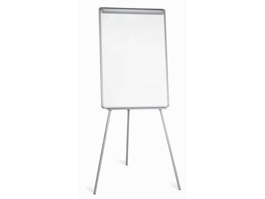 Lavagna magnetica a fogli mobili con treppiede Q-Connect 70x100 cm plastica grigio - KF04166