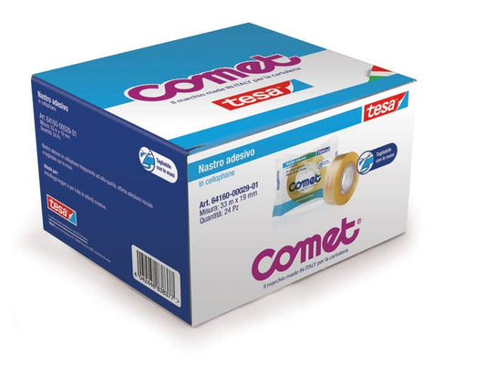 Nastro adesivo trasparente Comet CELLO 64-160 cellophane 19 mm x 33 m 64160-00029-01