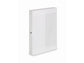 Cartella portaprogetti a 3 lembi DISPACO 25x35 cm polionda cannettato bianco trasparente dorso 4 cm - 3604