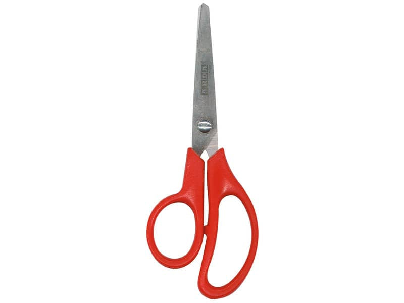 Forbice ARDA ABS/acciaio INOX rosso Left per mancini 13 cm FA1206