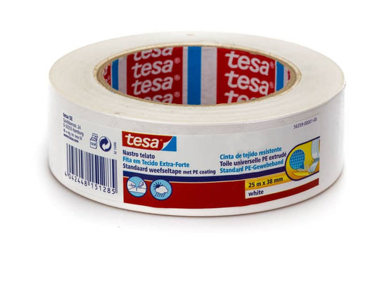 Nastro adesivo tesa TELATO 38 mm x 25 m bianco 56359-00001-00