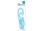 Set curvilinee ARDA Serie Tecnoschool polistirolo termoresistente azzurro trasparente  Conf. 3 pezzi - 41200