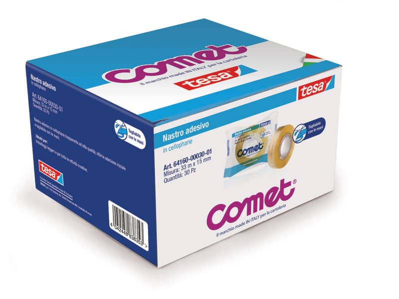 Nastro adesivo trasparente Comet CELLO 64-160 cellophane 15 mm x 33 m 64160-00030-01