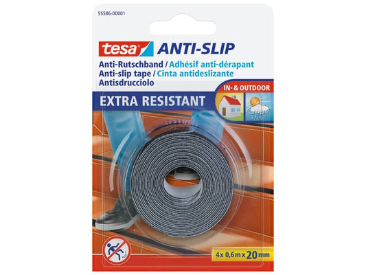 Nastro antisdrucciolo tesa Strisce Antiscivolo 10 mm x 60 cm nero conf. da 4 - 55586-00001-11