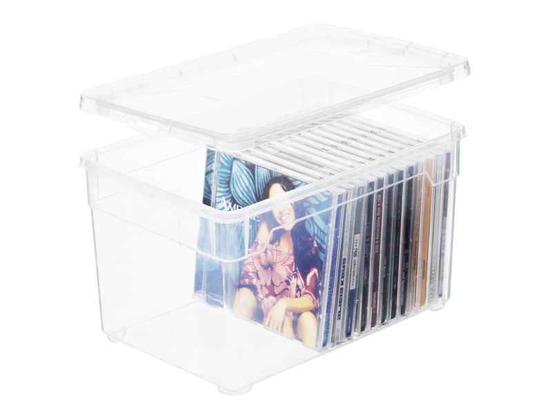 Contenitore Rotho Clear Box in PPL impilabile trasparente - 5 L 26x17,5x15 cm - F707802