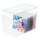 Contenitore Rotho Clear Box in PPL impilabile trasparente - 5 L 26x17,5x15 cm - F707802