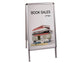 Cavalletto bifacciale per poster Bi-Office con cornice a scatto 64x89 cm DKT40303032