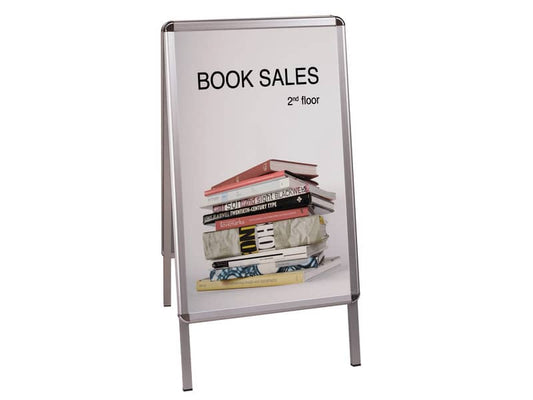 Cavalletto bifacciale per poster Bi-Office con cornice a scatto 75x105 cm DKT70303032