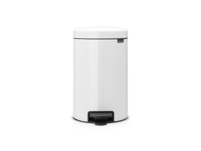 Pattumiera a pedale Brabantia Pedal Bin New Icon 24x32,5x40 cm bianco 12 litri 111969