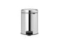 Pattumiera a pedale Brabantia Pedal Bin New Icon 20,5x26,5x29 cm 5 litri Inox Lucido - 112621