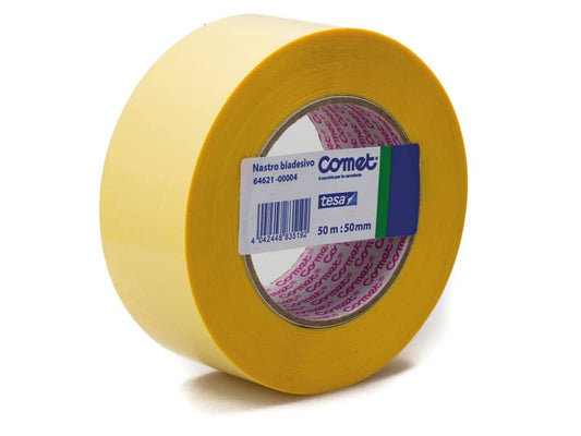 Nastro biadesivo Comet OPP trasparente 50 mm x 50 m - polipropilene senza 64621-00004-02