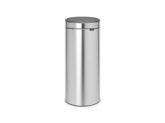 Pattumiera Brabantia Touch Bin New 29,5x32x72 cm 30 litri Inox Satinato - 115349