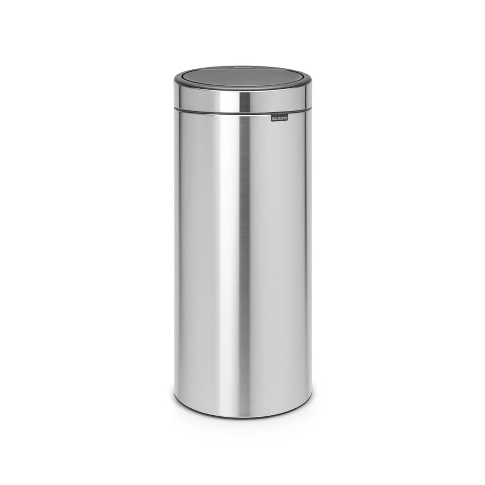 Pattumiera Brabantia Touch Bin New 29,5x32x72 cm 30 litri Inox Satinato - 115349