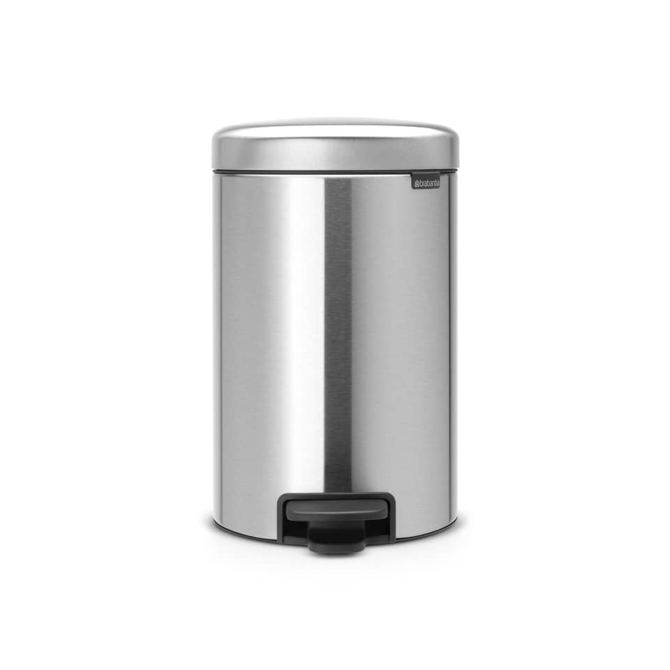 Pattumiera a pedale Brabantia Pedal Bin New Icon 24x32,5x40 cm Inox Satinato 12 litri - 113604