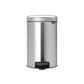 Pattumiera a pedale Brabantia Pedal Bin New Icon 24x32,5x40 cm Inox Satinato 12 litri - 113604