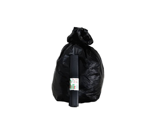 Sacchi immondizia Rolsac Quality in polietilene rigenerato capacità 127 l NERO rotolo da 10 pz. - 10280