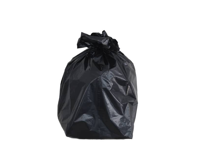 Sacchi immondizia in polietilene rigenerato capacità 97 l NERO cartone da 300 pz. - 20320